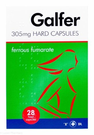 galfer iron capsules 305mg galfer iron capsules 305mg